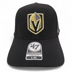 47 Brand NHL Hockey Las Vegas Golden Knights Hat Stretch Fitted Cap L-XL NEW‎